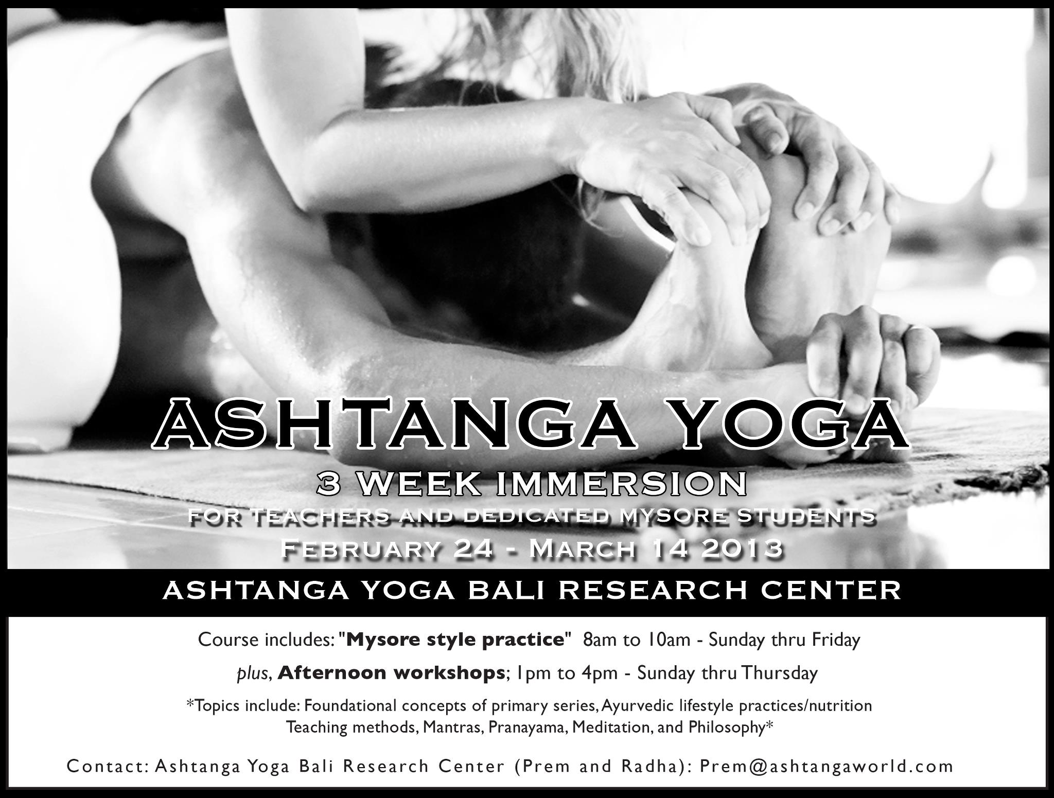 Ashtanga Yoga Research Center in Gianyar, Bali, Indonesia - Balancegurus