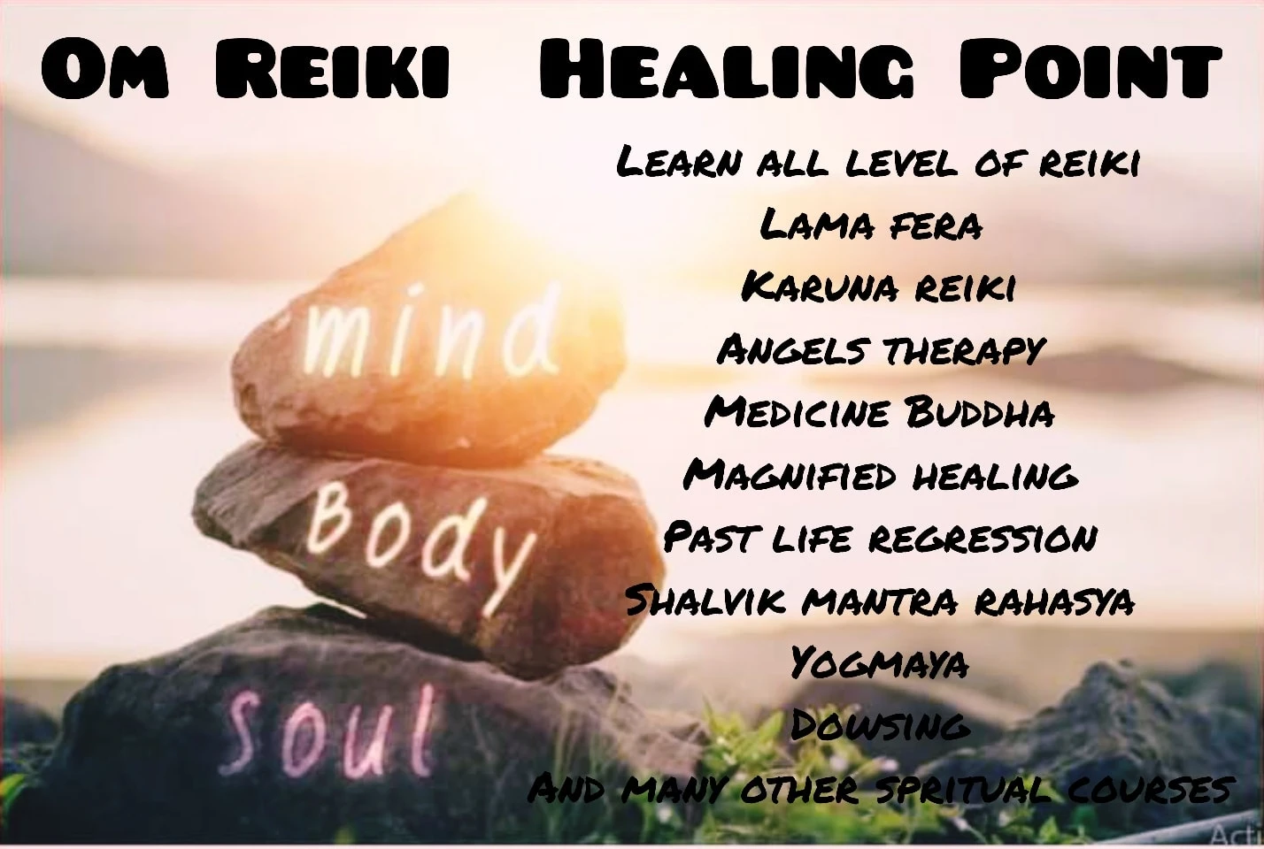 Om Reiki Healing Point Image